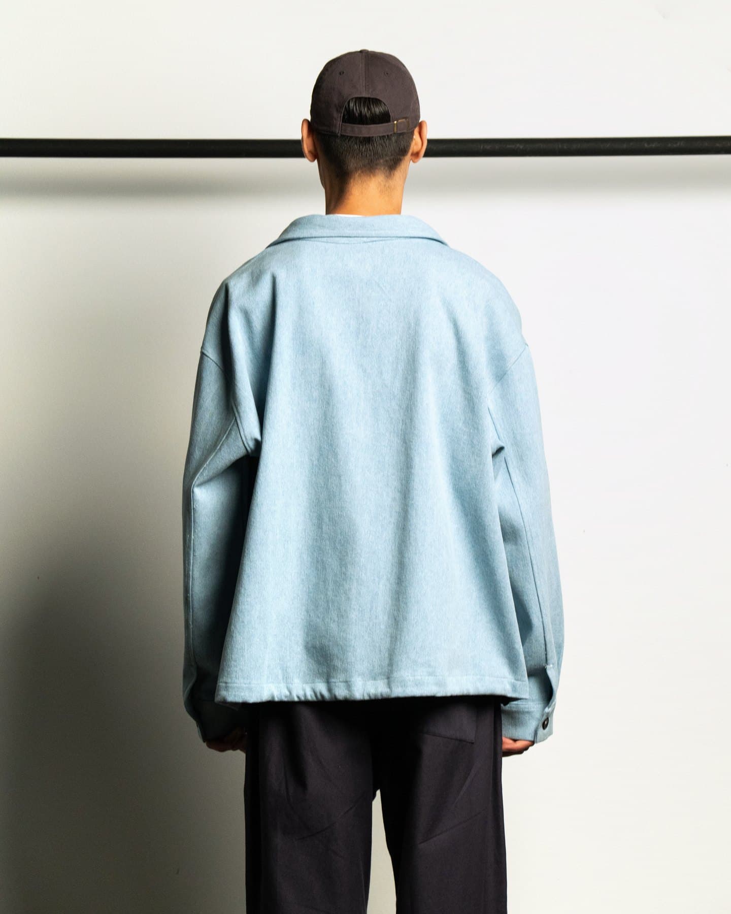 Chambray Coach Jacket — Back view