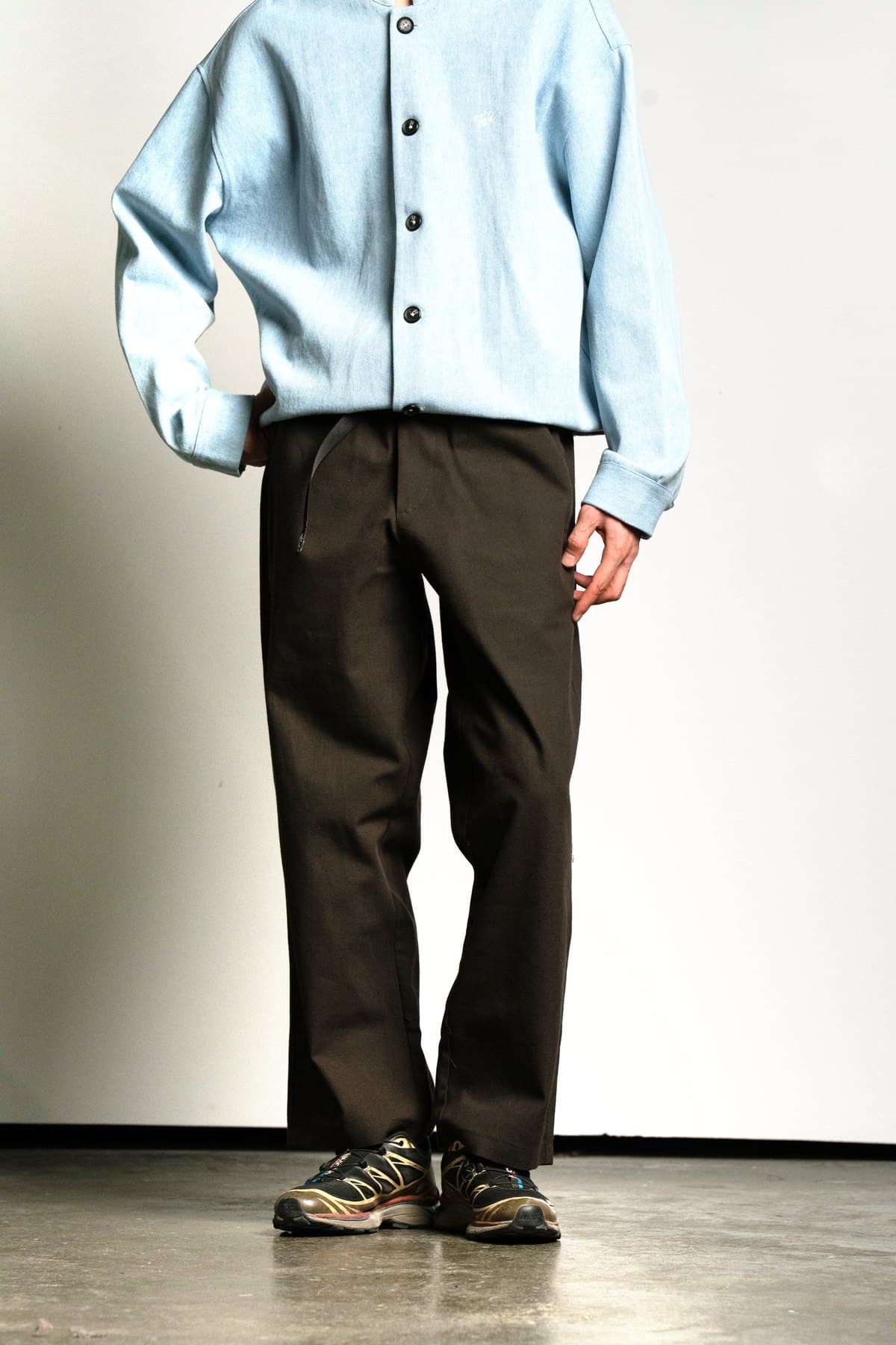 Chambray Coach Jacket — Back view