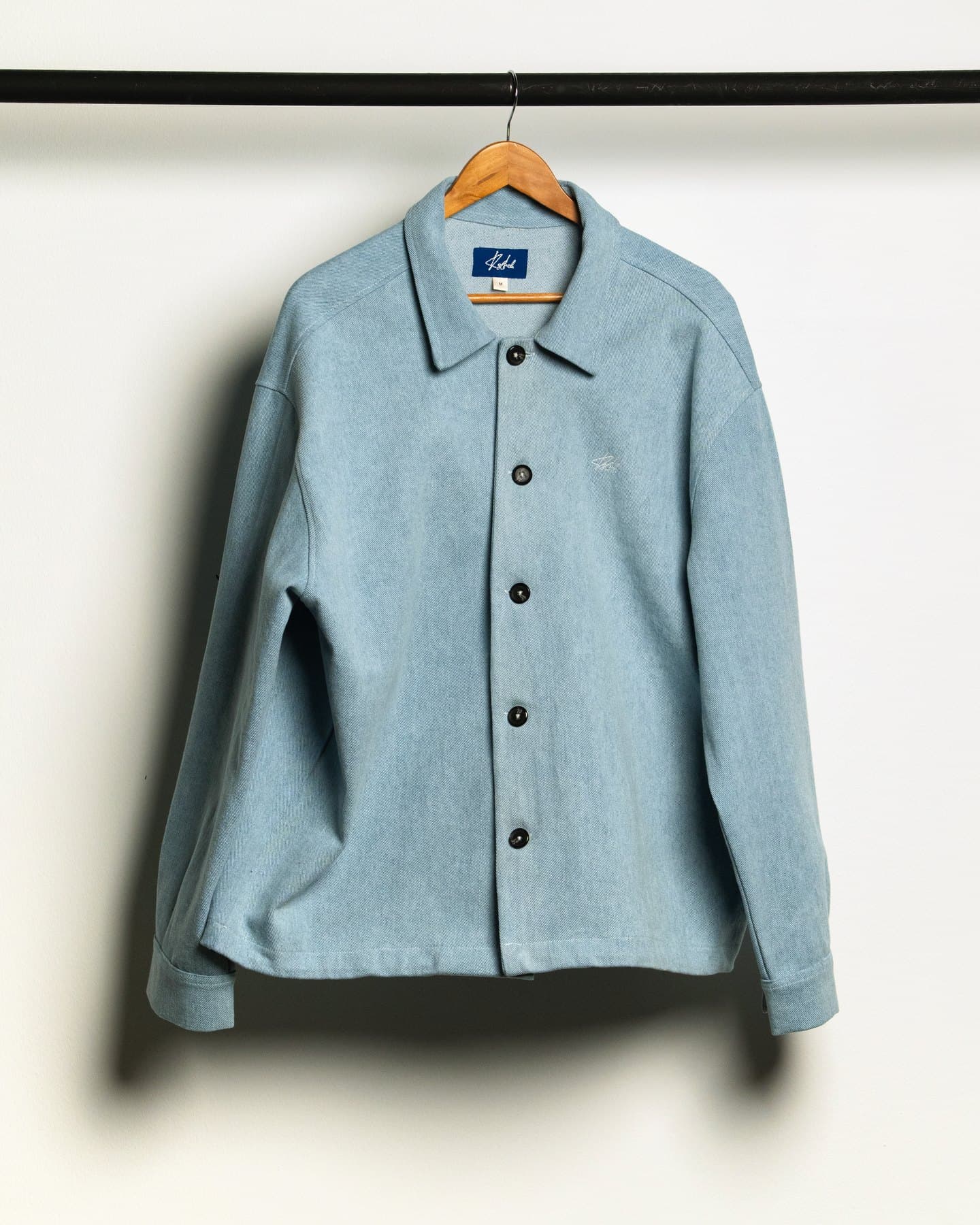 Chambray Coach Jacket — Front view