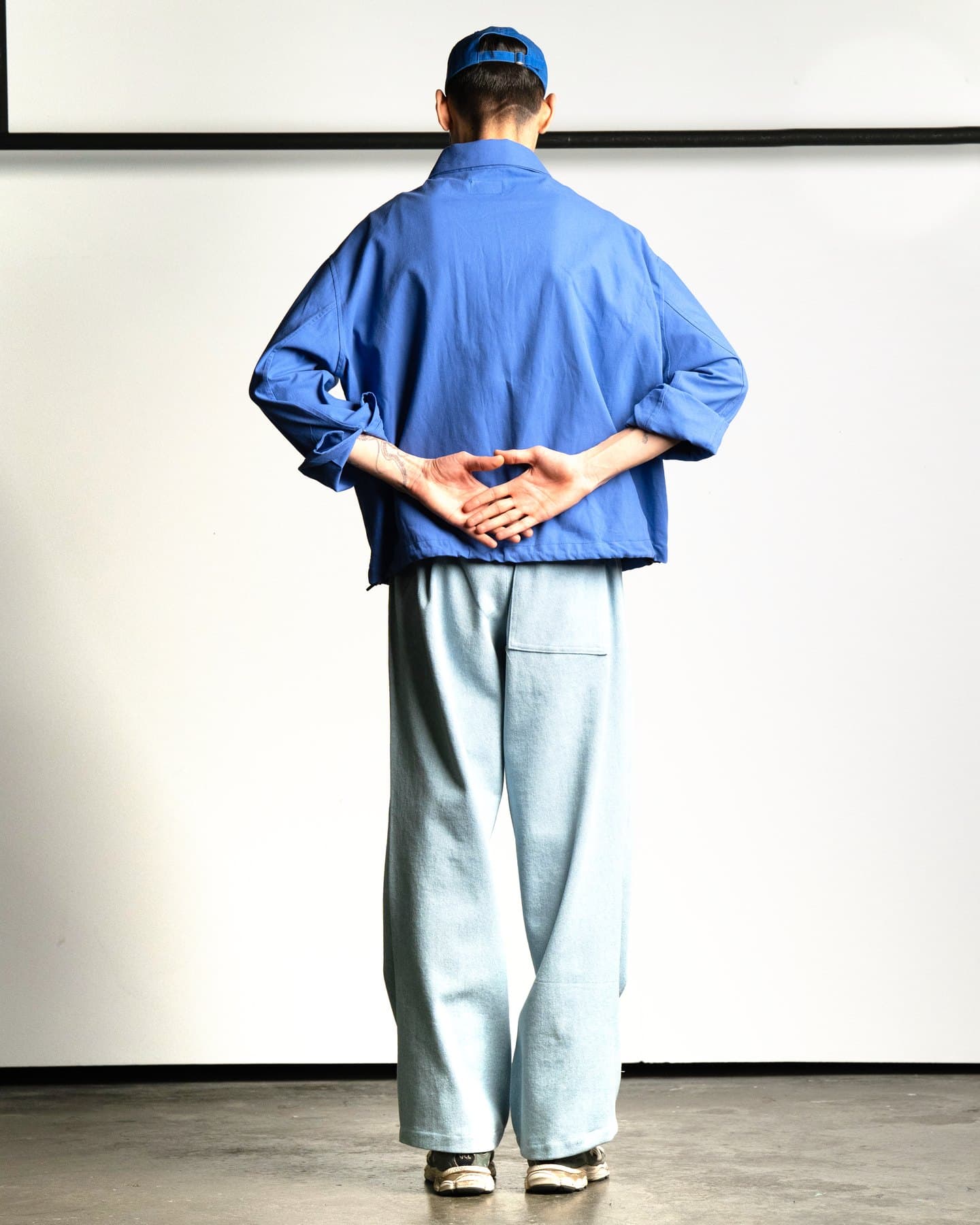 Cobalt Coach Jacket — Back view