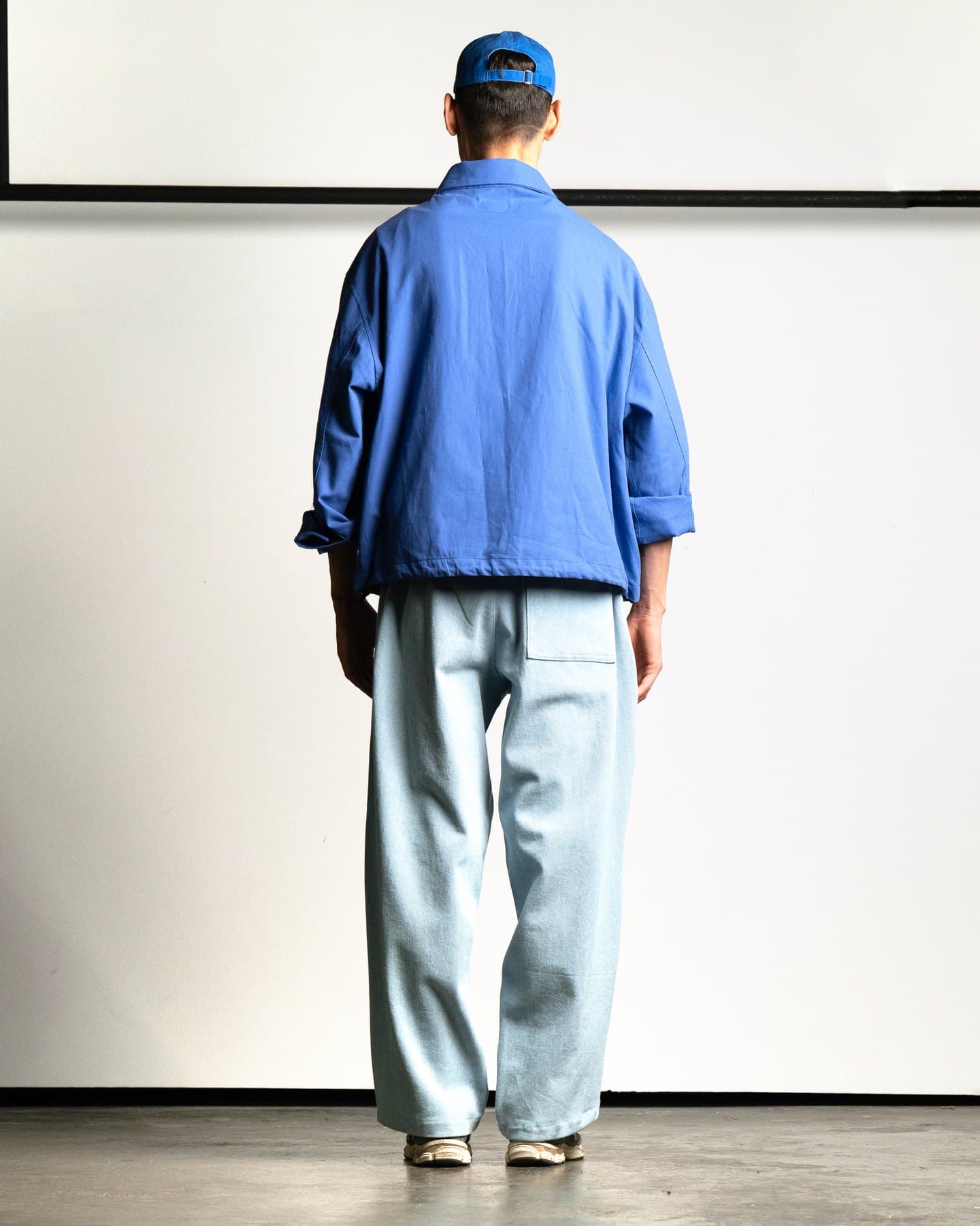 Cobalt Coach Jacket — Back view
