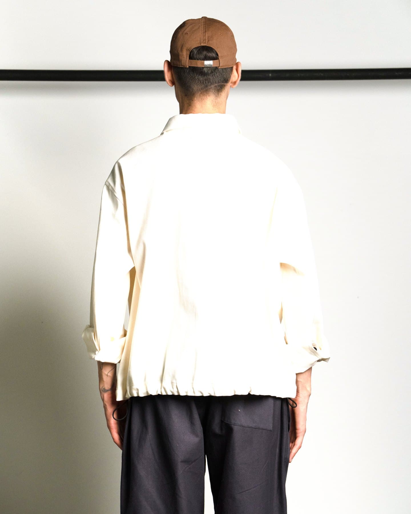 Ecru Coach Jacket — Back view